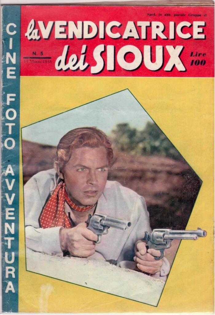 CINE FOTO AVVENTURA magazine side cover Issue 5 15 March 1958