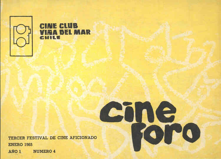CINE FOROS magazine side cover Issue 4 January 1965