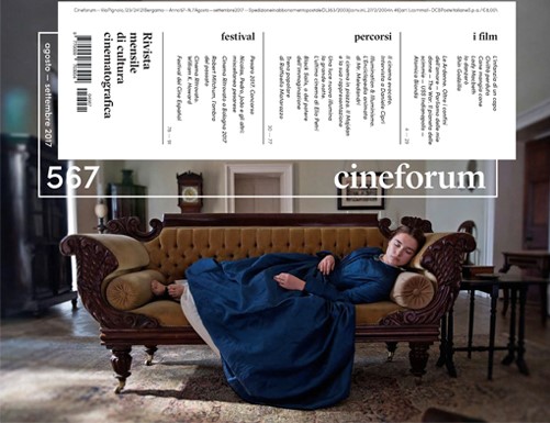 CINEFORUM magazine side cover Issue 567  August/September 2017