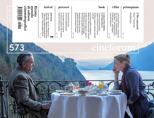 CINEFORUM magazine side cover Issue 573  April 2018