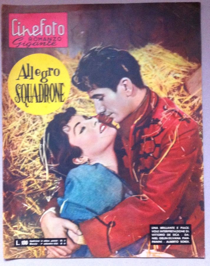CINEFOTO ROMANZO GIGANTE magazine side cover Issue 31  September 1957