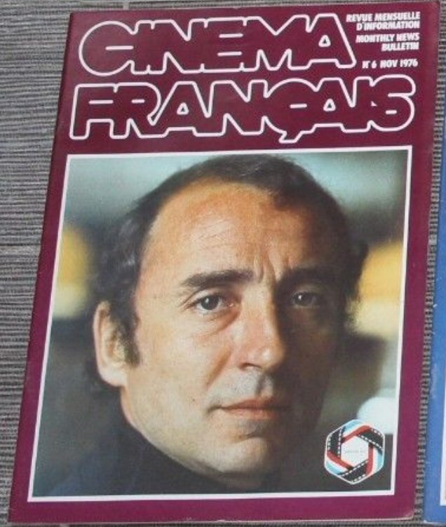 CINEMA FRANCAIS magazine side cover Issue 6  November 1976