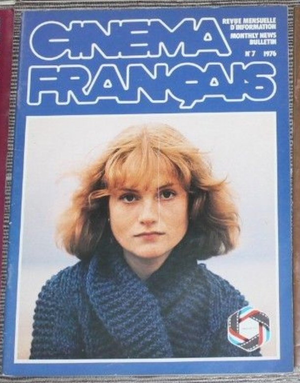 CINEMA FRANCAIS magazine side cover Issue 7  December 1976