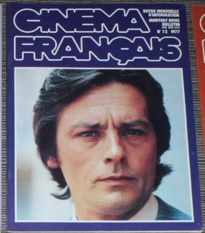 CINEMA FRANCAIS magazine side cover Issue 12  May 1977