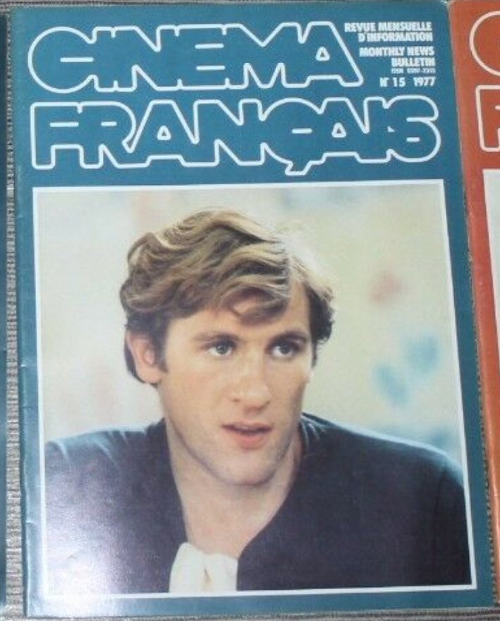 CINEMA FRANCAIS magazine side cover Issue 15  September 1977
