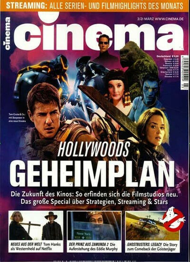 CINEMA (De) magazine side cover  March 2021