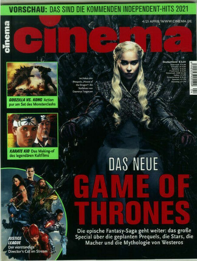 CINEMA (De) magazine side cover  April 2021