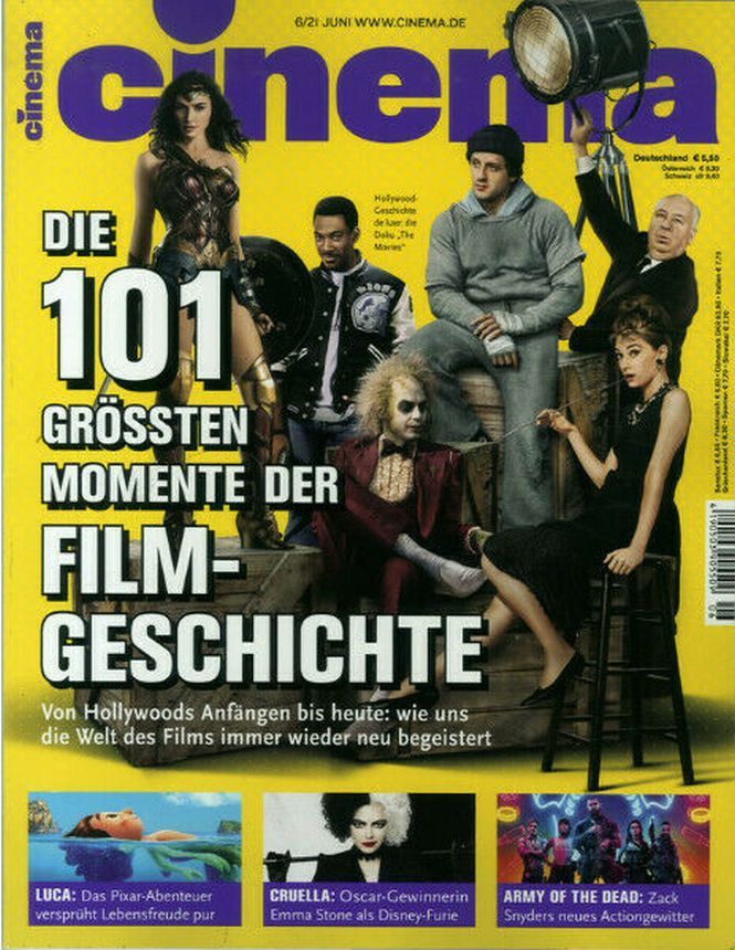 CINEMA (De) magazine side cover  June 2021