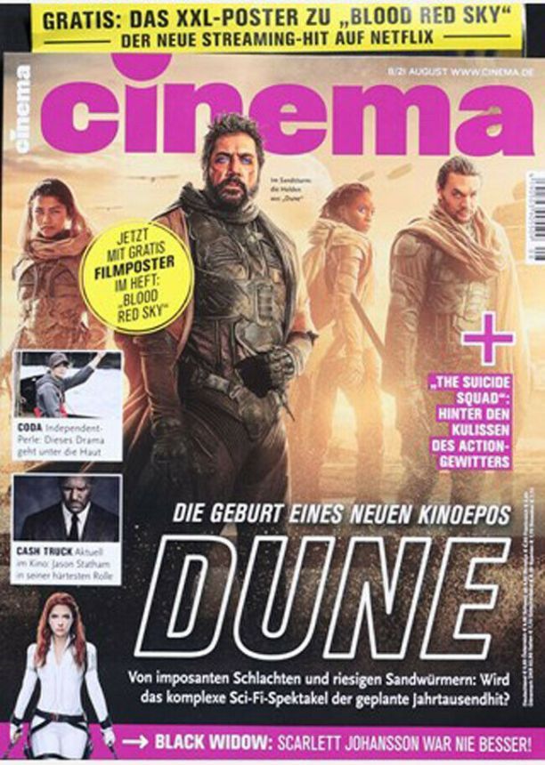 CINEMA (De) magazine side cover  August 2021