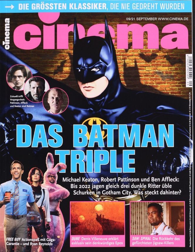 CINEMA (De) magazine side cover  September 2021