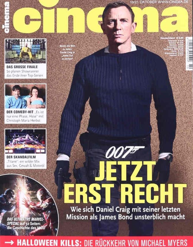 CINEMA (De) magazine side cover  October 2021