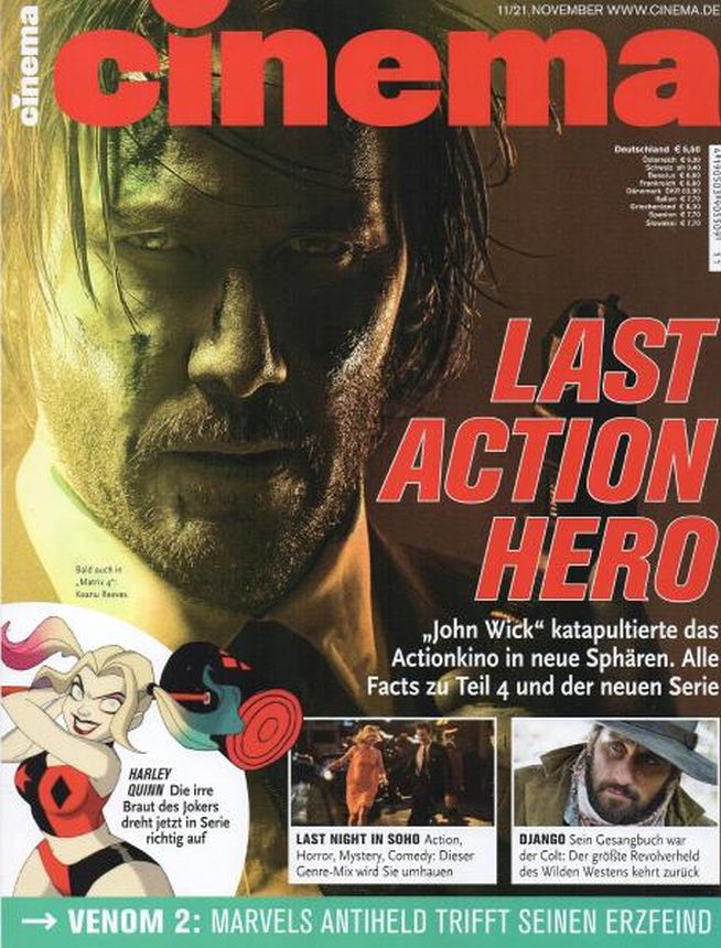 CINEMA (De) magazine side cover  November 2021