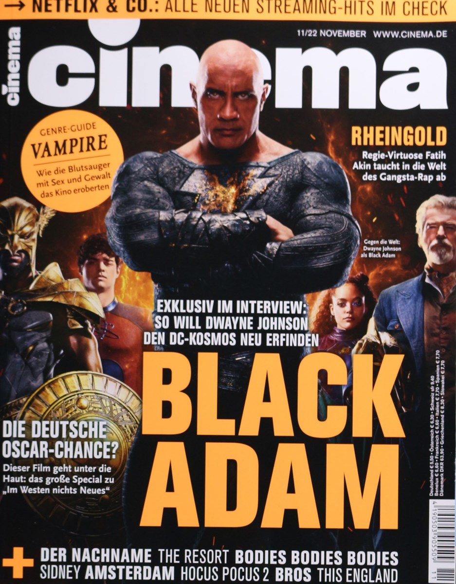 CINEMA (De) magazine side cover  November 2022