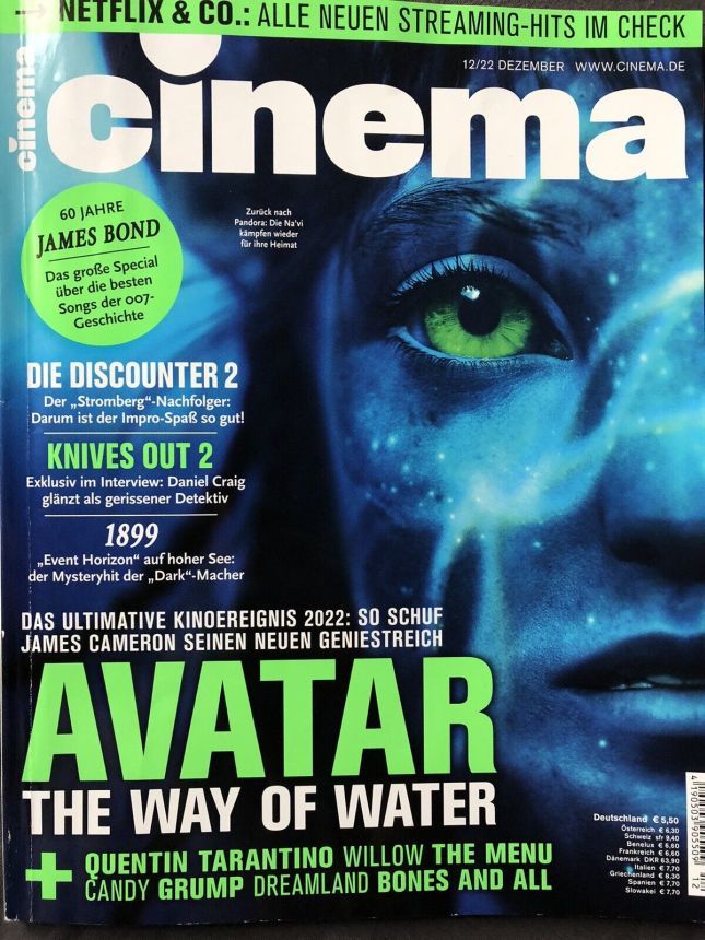 CINEMA (De) magazine side cover  December 2022