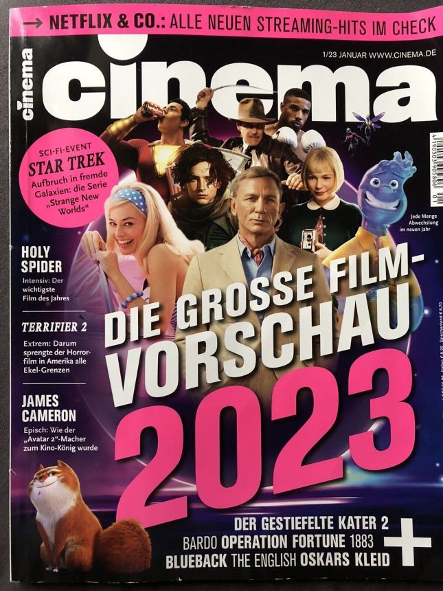 CINEMA (De) magazine side cover  January 2023