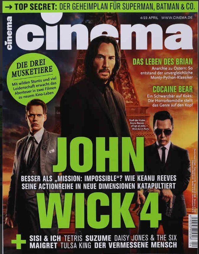 CINEMA (De) magazine side cover  April 2023