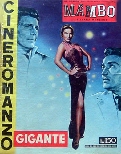 CINEROMANZO GIGANTE magazine side cover Issue 4 January 1955