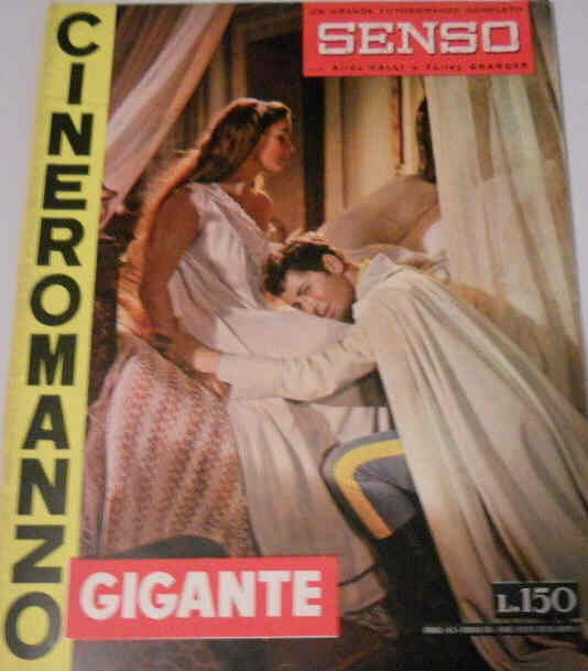 CINEROMANZO GIGANTE magazine side cover Issue 5 February 1955