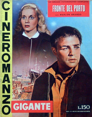 CINEROMANZO GIGANTE magazine side cover Issue 6 March 1955