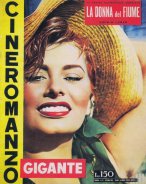 CINEROMANZO GIGANTE magazine side cover Issue 12 October 1955