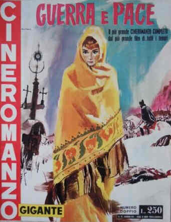 CINEROMANZO GIGANTE magazine side cover Issue 26 December 1956