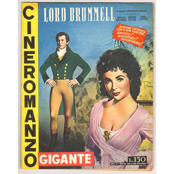CINEROMANZO GIGANTE magazine side cover Issue 17  1956