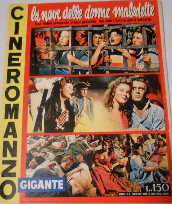 CINEROMANZO GIGANTE magazine side cover Issue 18  1956