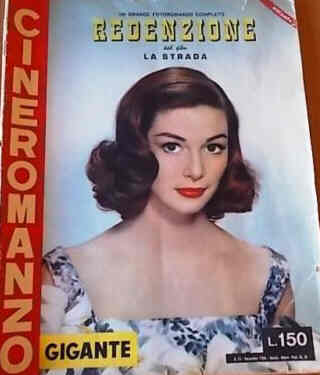CINEROMANZO GIGANTE magazine side cover Issue 25  1956