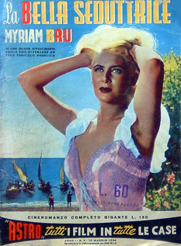 CINEROMANZO COMPLETO GIGANTE magazine side cover Issue 9 10 May 1956