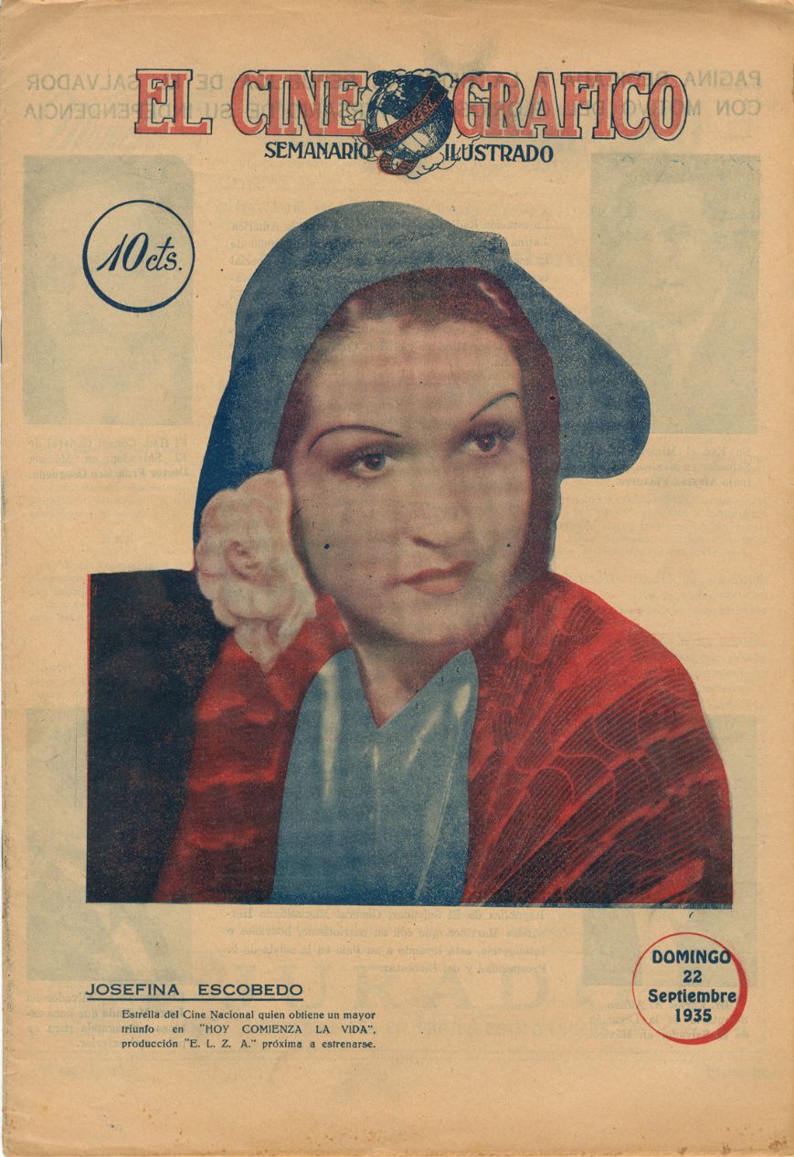 CINE GRAFICO | EL magazine side cover 22 September 1935