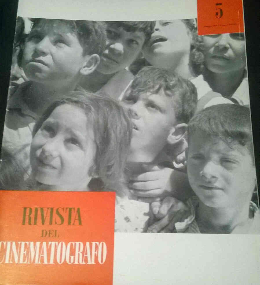 RIVISTA DEL CINEMATOGRAFO magazine side cover May 1954