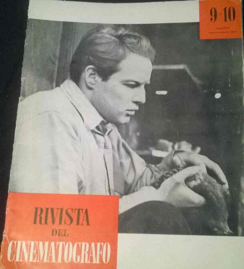 RIVISTA DEL CINEMATOGRAFO magazine side cover September/October 1954