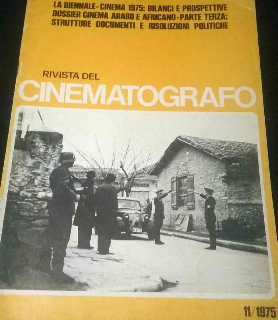 RIVISTA DEL CINEMATOGRAFO magazine side cover November 1975