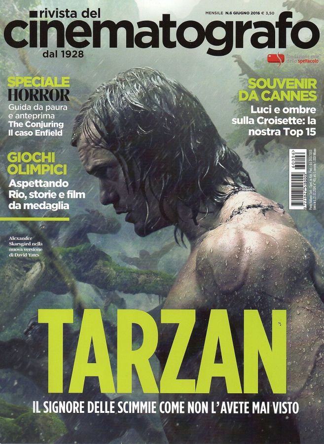 RIVISTA DEL CINEMATOGRAFO magazine side cover June 2016