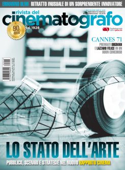 RIVISTA DEL CINEMATOGRAFO magazine side cover  June 2018