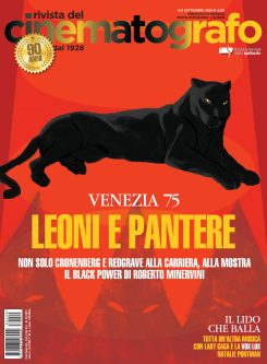 RIVISTA DEL CINEMATOGRAFO magazine side cover  September 2018