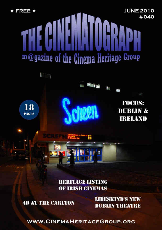 CINEMATOGRAPH |THE magazine side cover Issue 40 June 2010