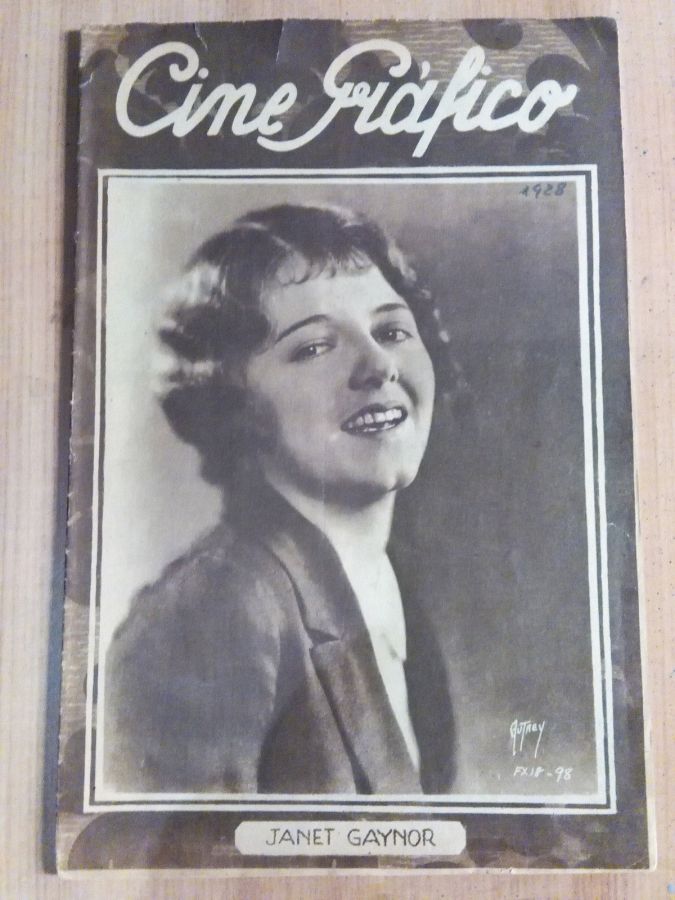 CINE GRAFICO (ARG) magazine side cover Issue 16 7 March 1928