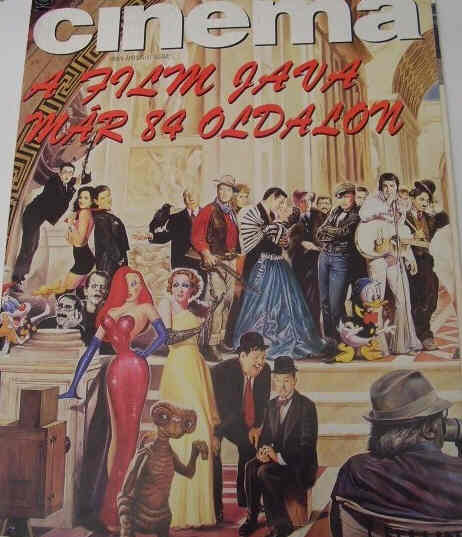 CINEMA (Hu) magazine side cover April 1995
