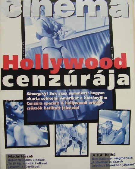CINEMA (Hu) magazine side cover June 1996