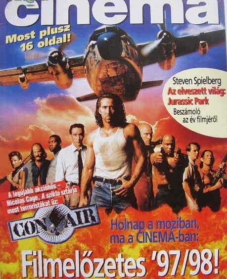 CINEMA (Hu) magazine side cover July 1997