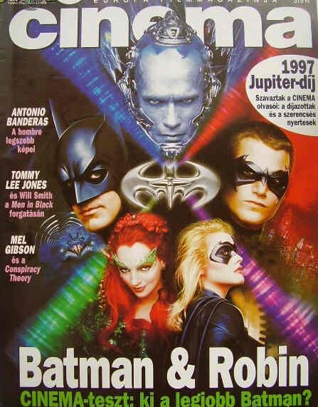 CINEMA (Hu) magazine side cover August 1997