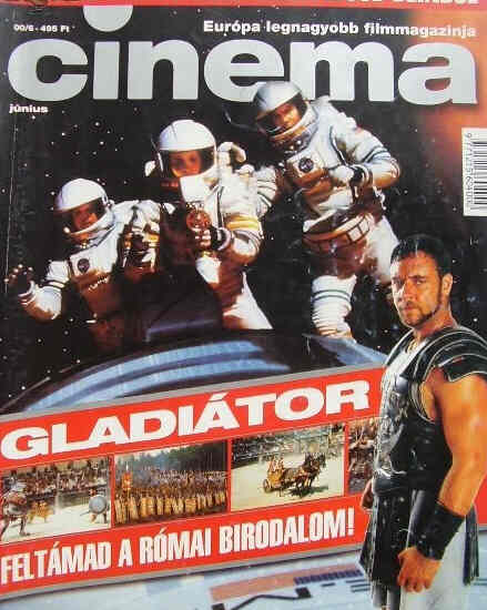CINEMA (Hu) magazine side cover June 2000