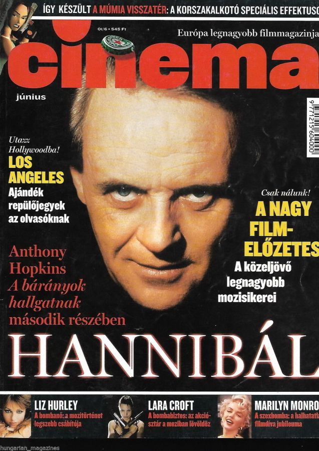 CINEMA (Hu) magazine side cover June 2001