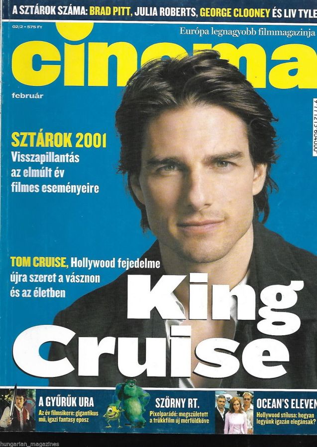 CINEMA (Hu) magazine side cover February 2002