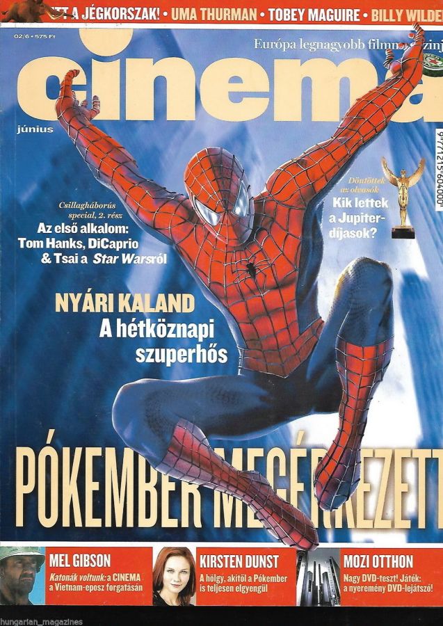 CINEMA (Hu) magazine side cover June 2002