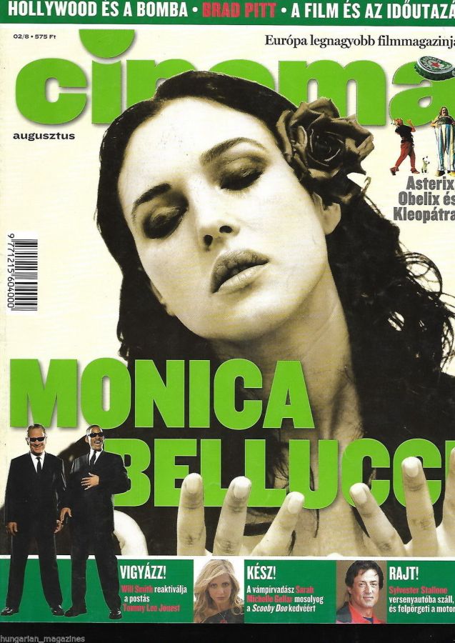 CINEMA (Hu) magazine side cover August 2002