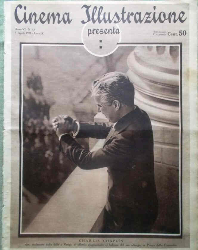 CINEMA ILLUSTRAZIONE magazine side cover Issue 13 1 April 1931