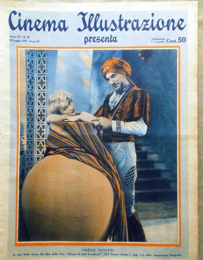 CINEMA ILLUSTRAZIONE magazine side cover Issue 30 29 July 1931