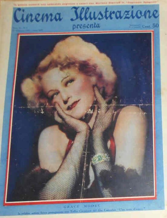 CINEMA ILLUSTRAZIONE magazine side cover Issue 9 13 February 1935